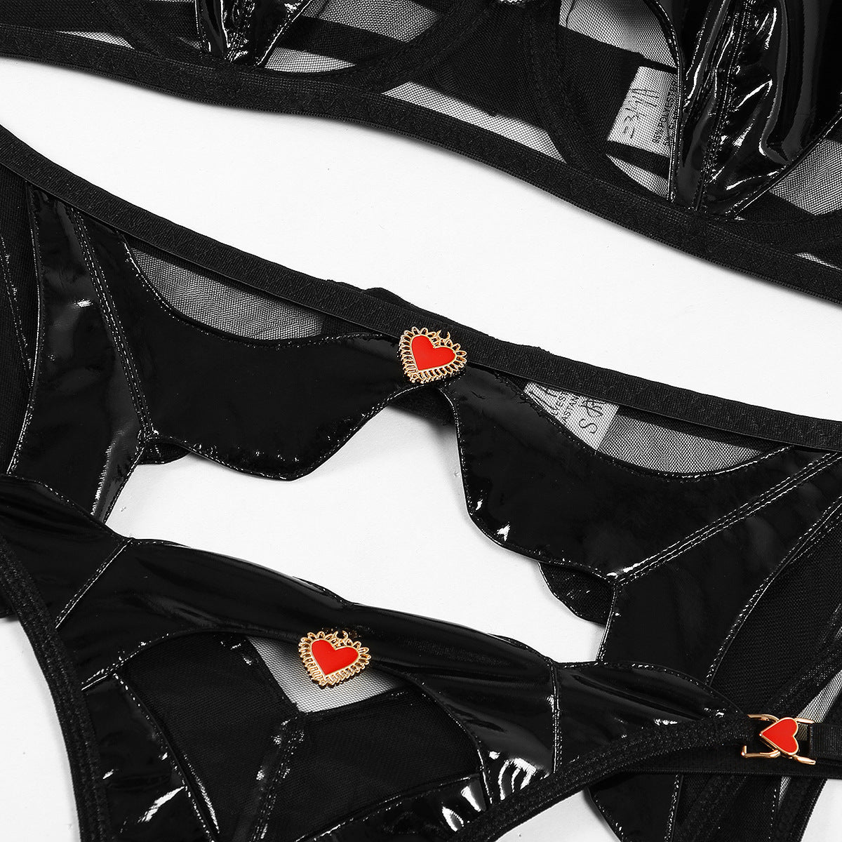 Love Pendant Lingerie Set