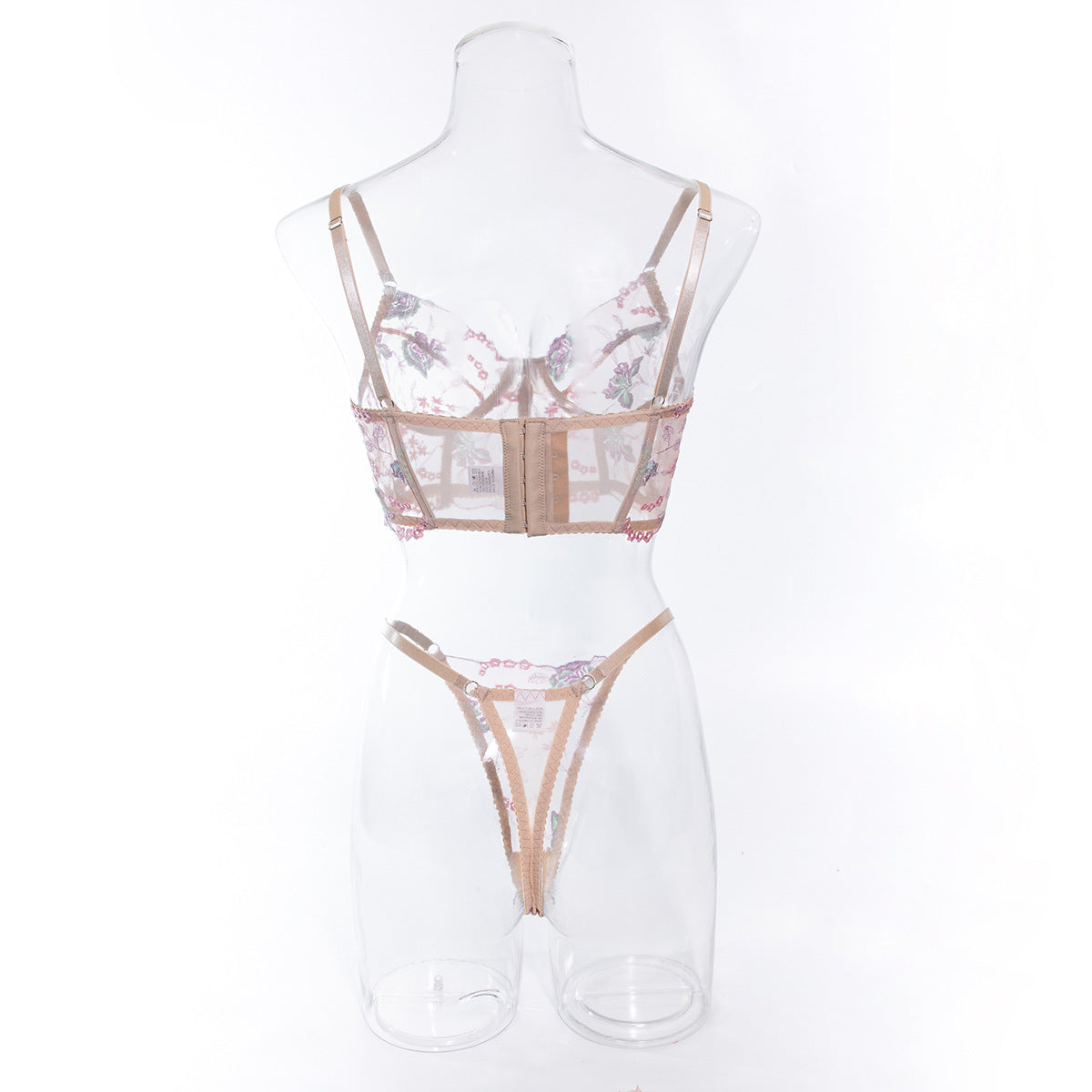 Luxury Floral Bustier Corset Set