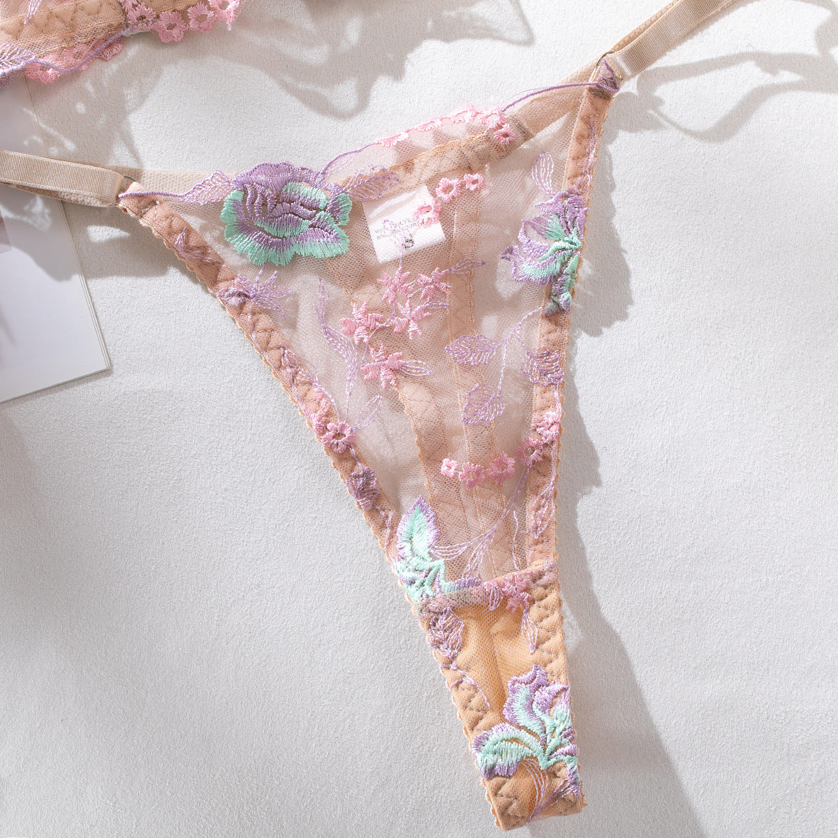 Luxury Floral Bustier Corset Set