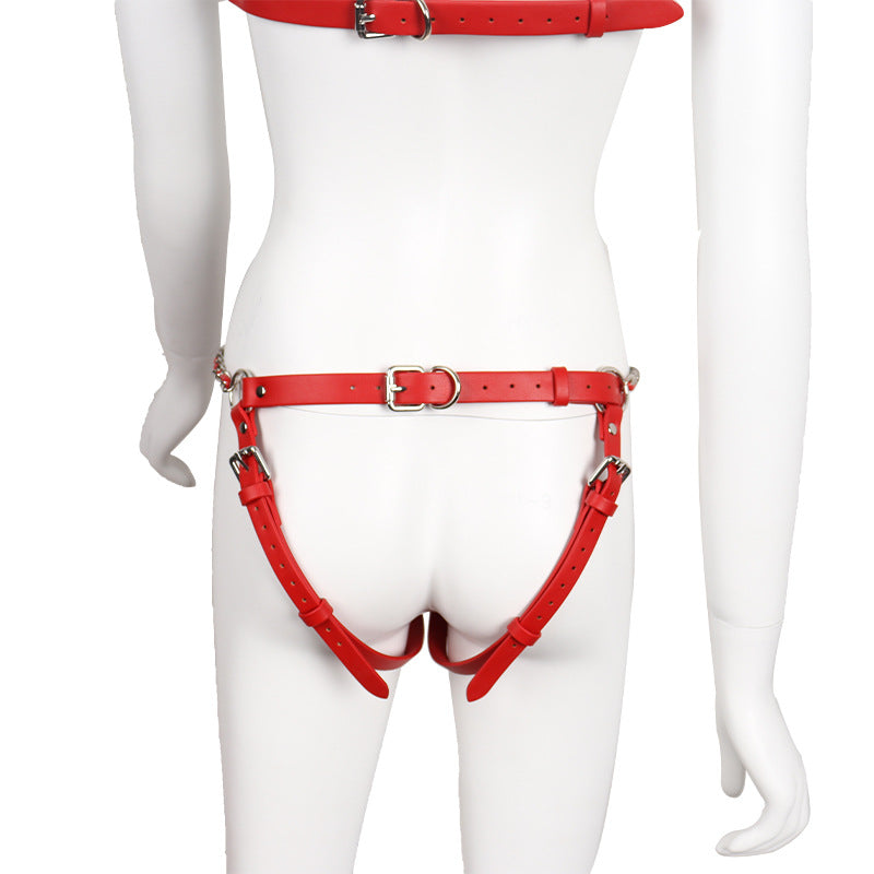 MyDzire Rebel Leather Bondage Lingerie