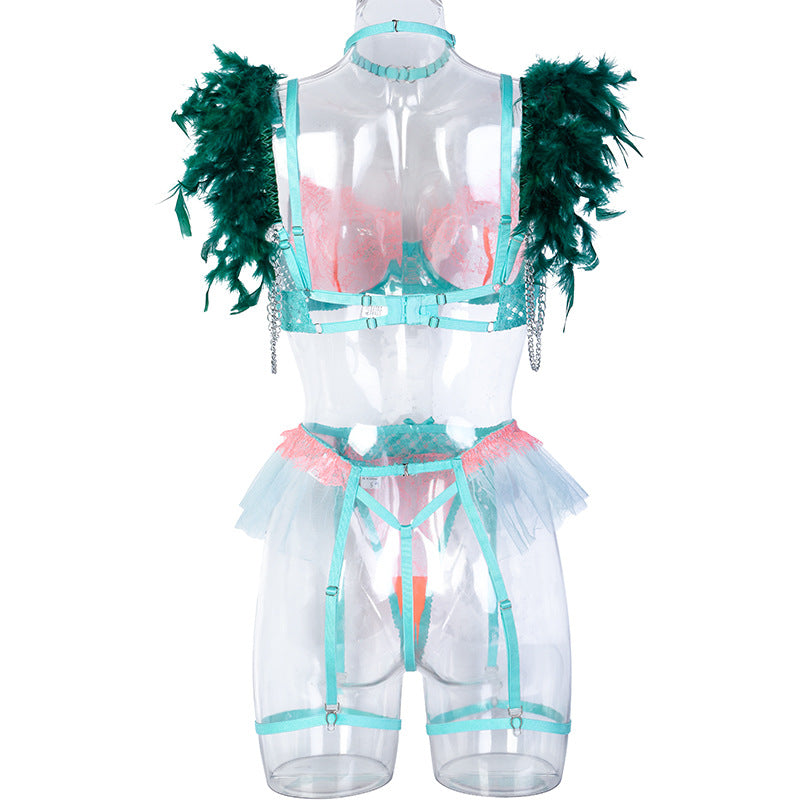 Green Diamond Lingerie Set