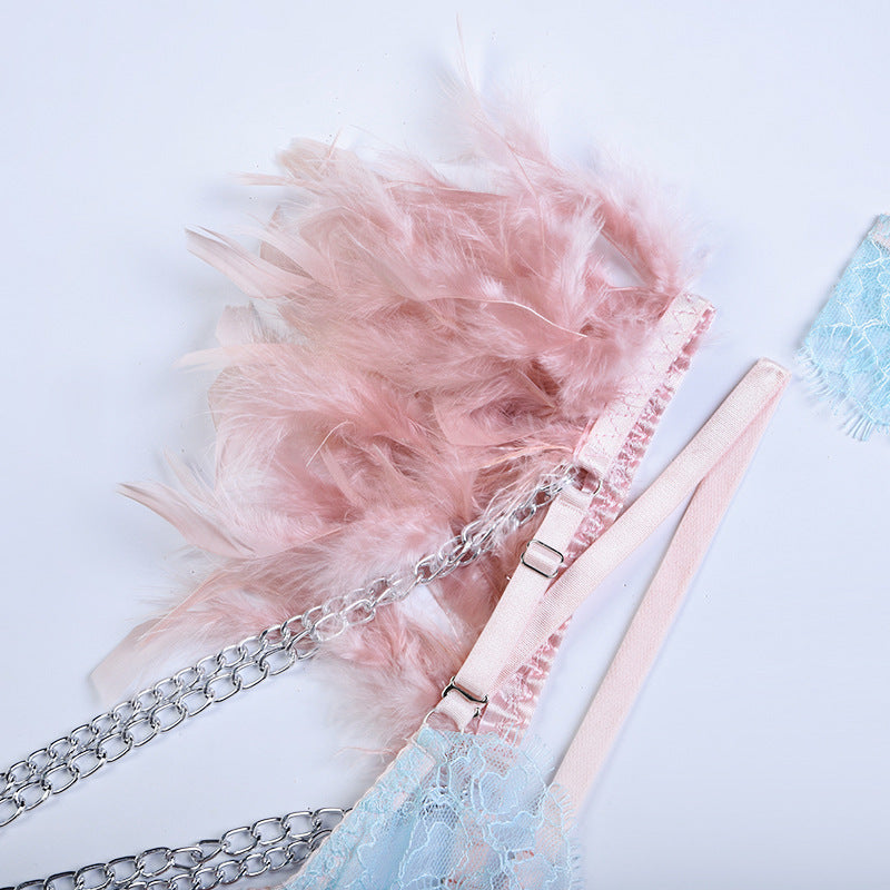 Eleganza Feathered Bliss Lingerie Set