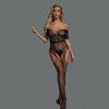 Glamour Off-the-Shoulder Bodystocking